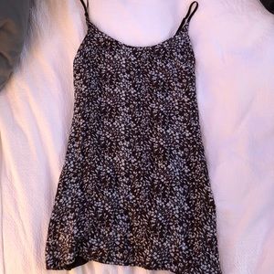 Urban Outfitters Ivy Pattern Cropped Mini Dress